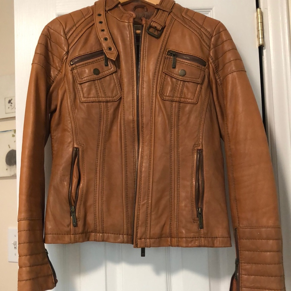 Michael Kors Leather Jacket size small